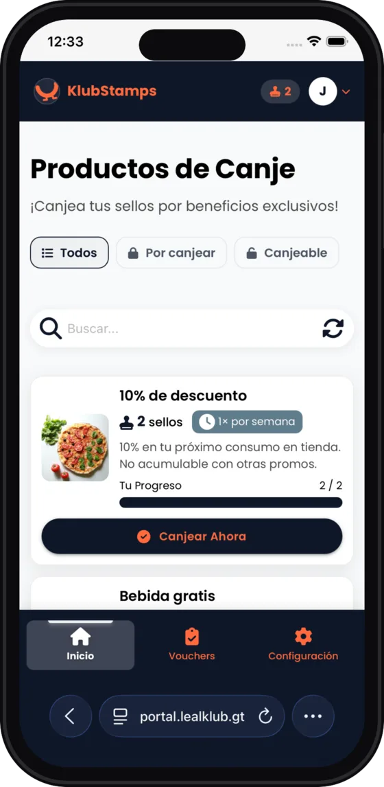Catálogo de premios